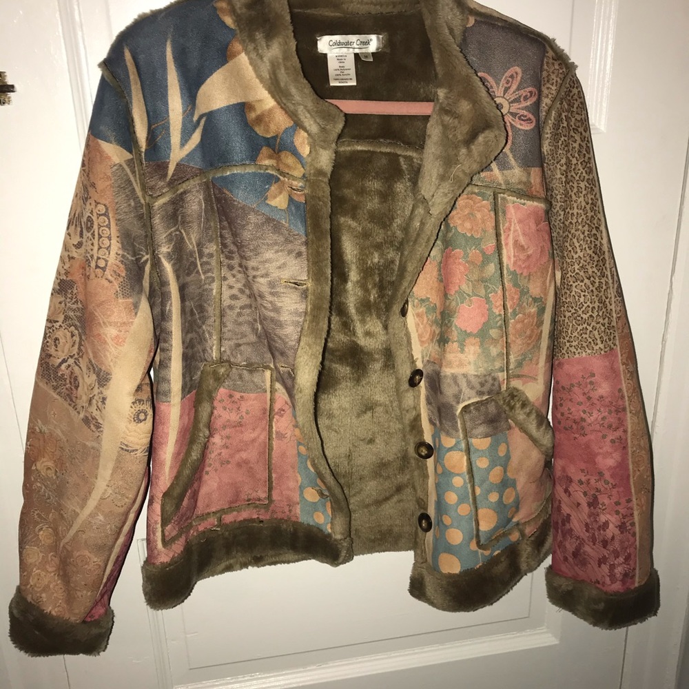 Faux Fur patterned jacket - Picture 2 of 4